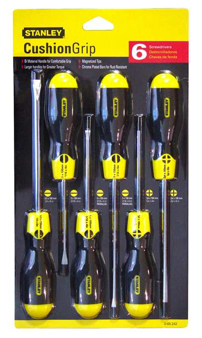 STANLEY 6 PC CUSHION GRIP 2 SET 